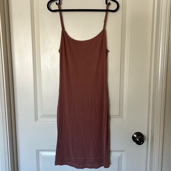 SKIMS Other - SKIMS Mauve/Rose Ribbed Dress